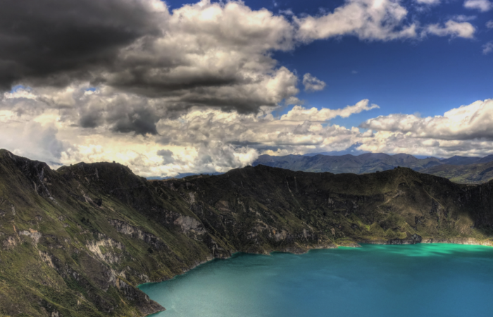 Quilotoa Volcano Lake