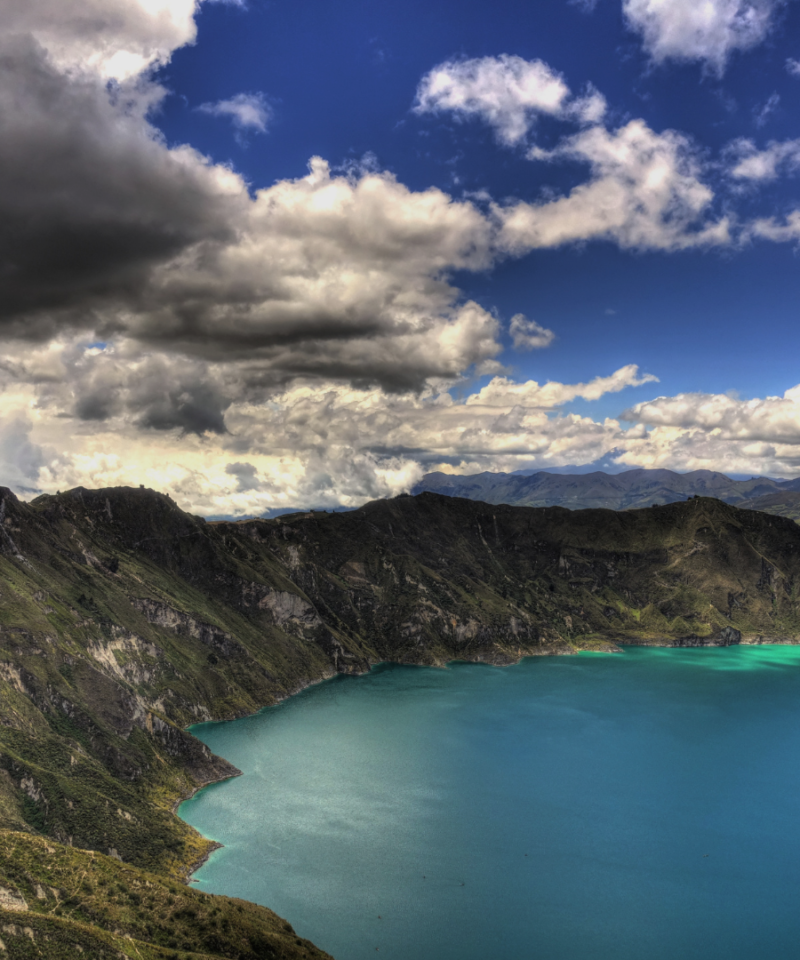 Quilotoa Volcano Lake