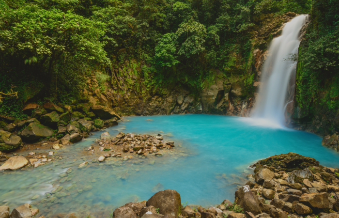 Rio Celeste in Tenorio, Costa Rica