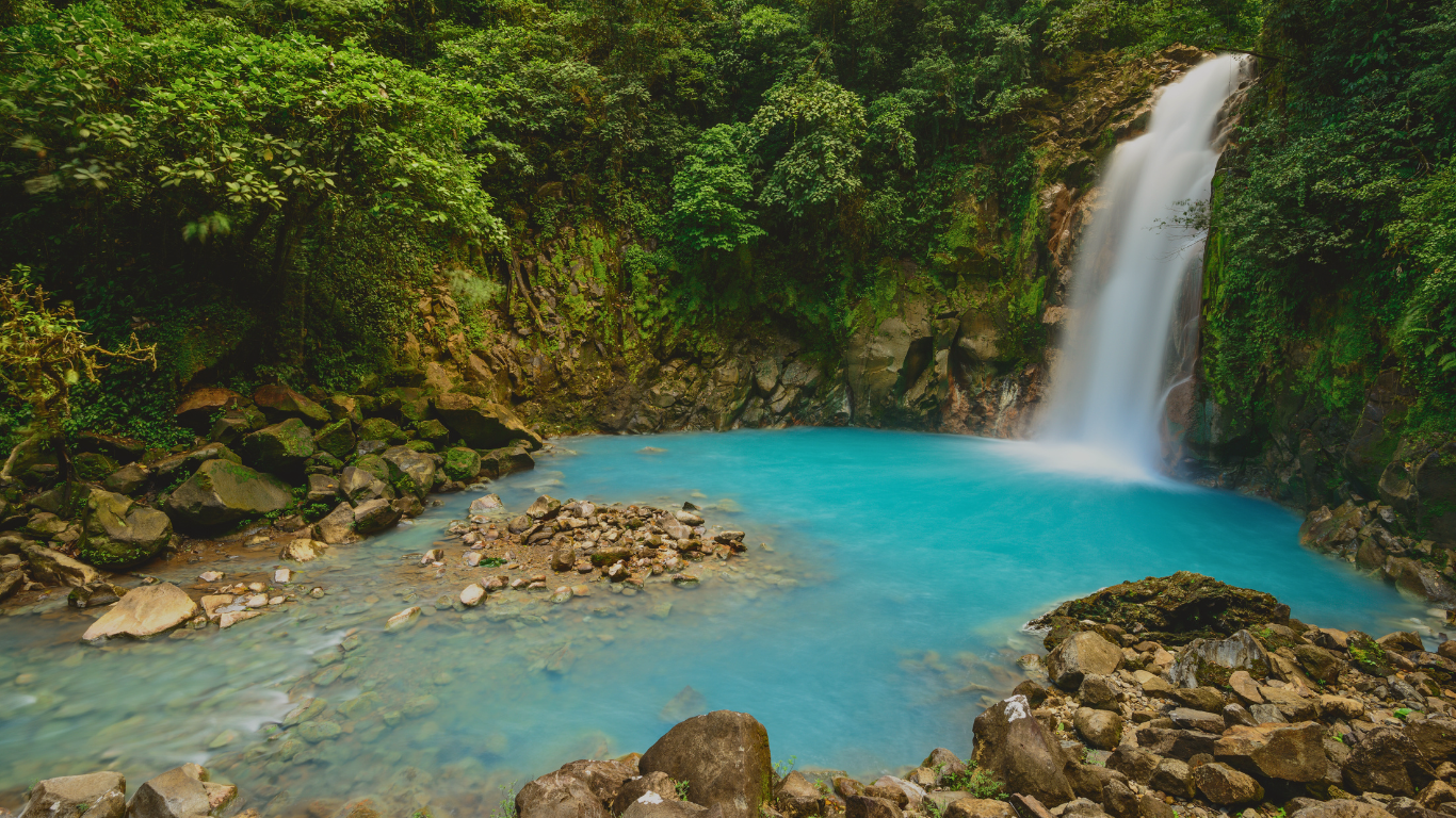 Rio Celeste in Tenorio, Costa Rica