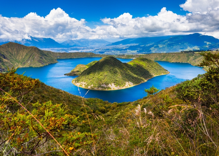 Volcanic lagoon