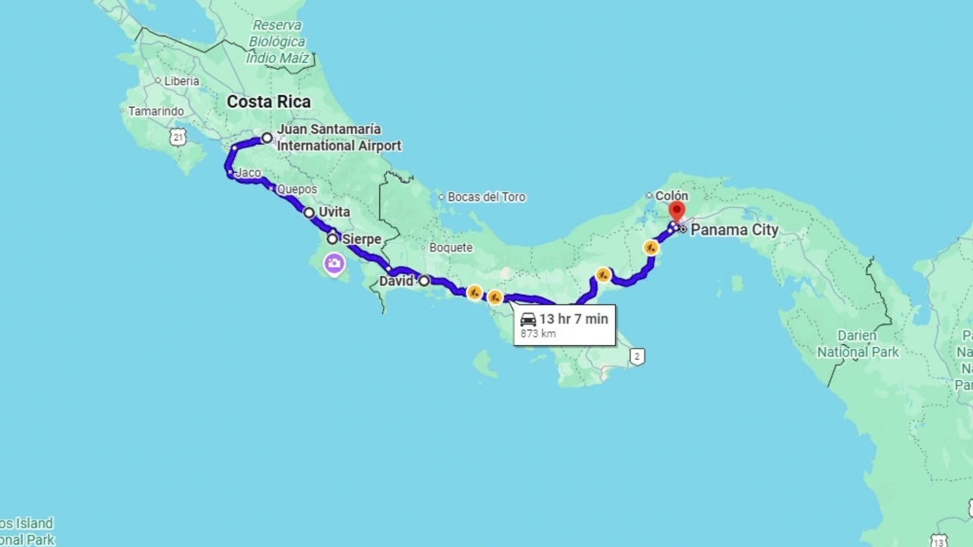 Travel map